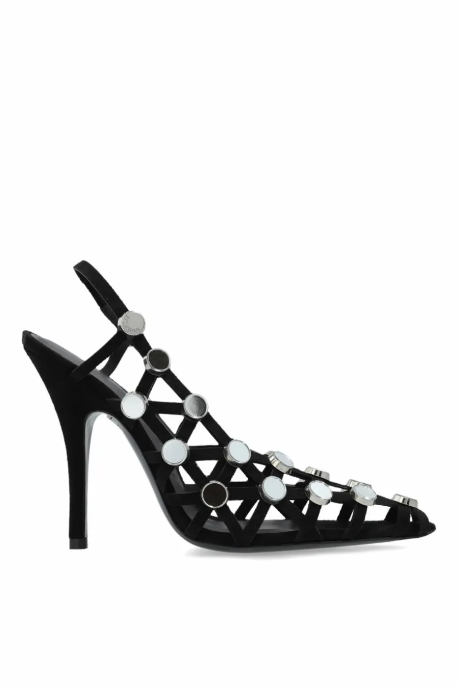 The Attico CZARNY Buty na obcasie `Grid`