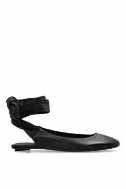 The Attico CZARNY Skórzane buty `Cloe`