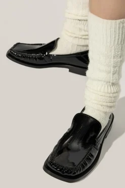 The Attico CZARNY Skórzane buty `Charles`