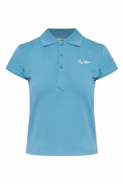 The Attico NIEBIESKI Polo z logo
