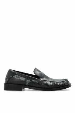 The Attico SZARY Skórzane buty `Charles`
