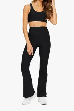 The Upside CZARNY Legginsy `Florence` typu `flare`