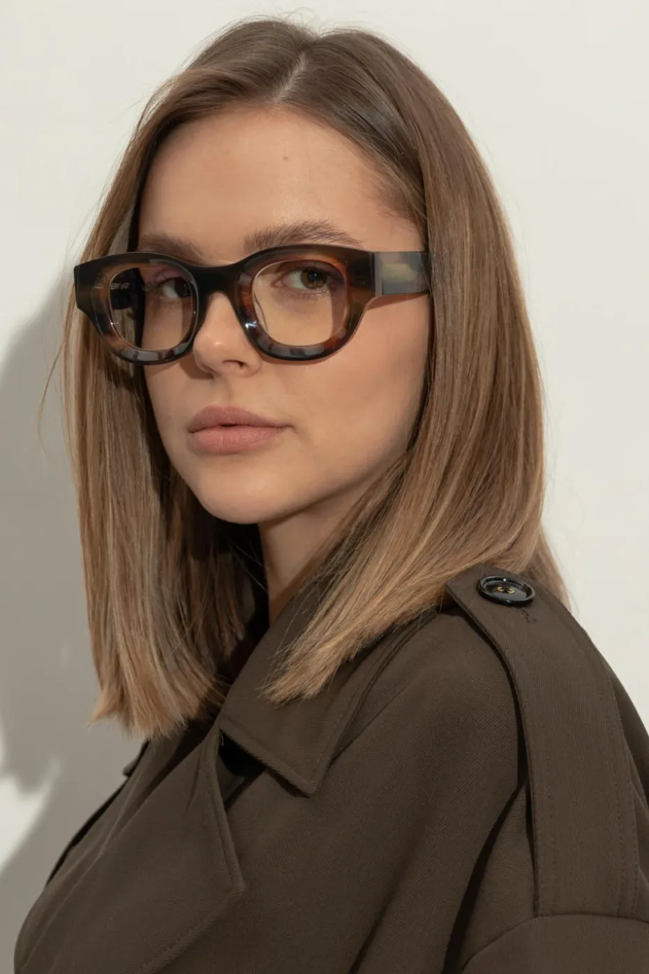 Thierry Lasry BRĄZOWY Okulary korekcyjne `Glossy`