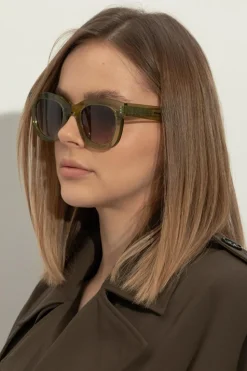 Thierry Lasry ZIELONY Okulary przeciwsłoneczne `Gambly`