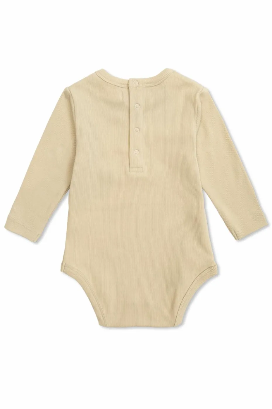 Tinycottons beżowy Prążkowane body