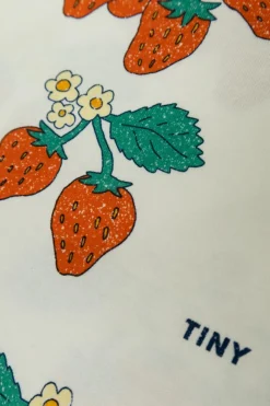 Tinycottons BIAŁY Bawełniana sukienka