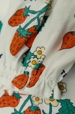 Tinycottons BIAŁY Bawełniana sukienka