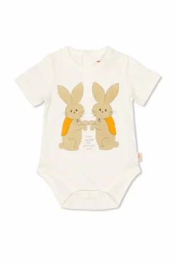 Tinycottons BIAŁY Body z nadrukiem
