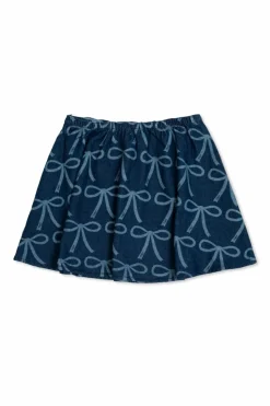 Tinycottons GRANATOWY Spódnica z logo