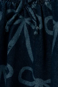 Tinycottons GRANATOWY Spódnica z logo