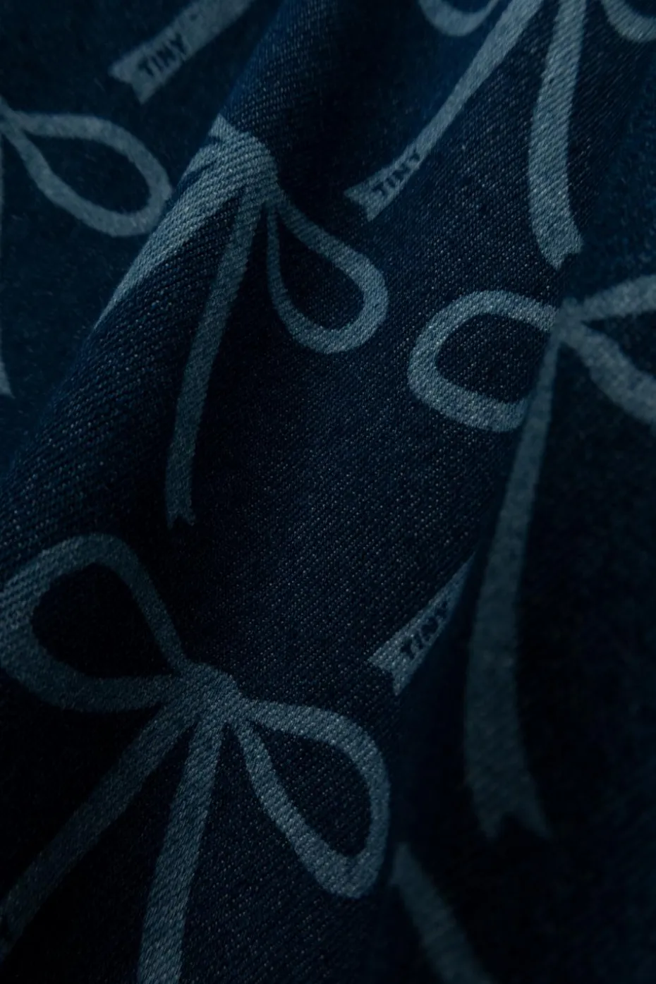 Tinycottons GRANATOWY Spódnica z logo
