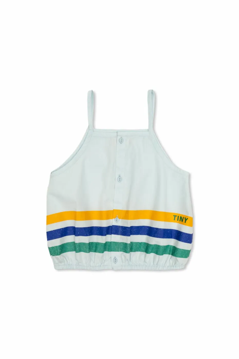 Tinycottons jasnoniebieski Top ze wzorem w pasy