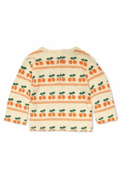 Tinycottons kremowy T-shirt ze wzorem