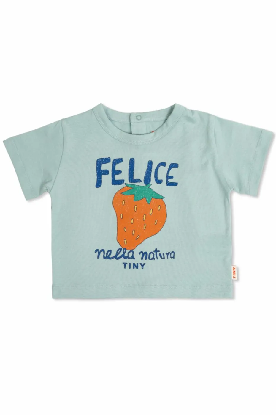 Tinycottons NIEBIESKI Bawełniany t-shirt