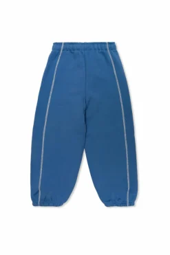 Tinycottons NIEBIESKI Spodnie dresowe z logo
