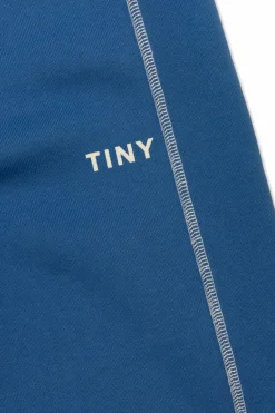 Tinycottons NIEBIESKI Spodnie dresowe z logo