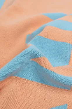 Tinycottons POMARAŃCZOWY Bawełniany koc