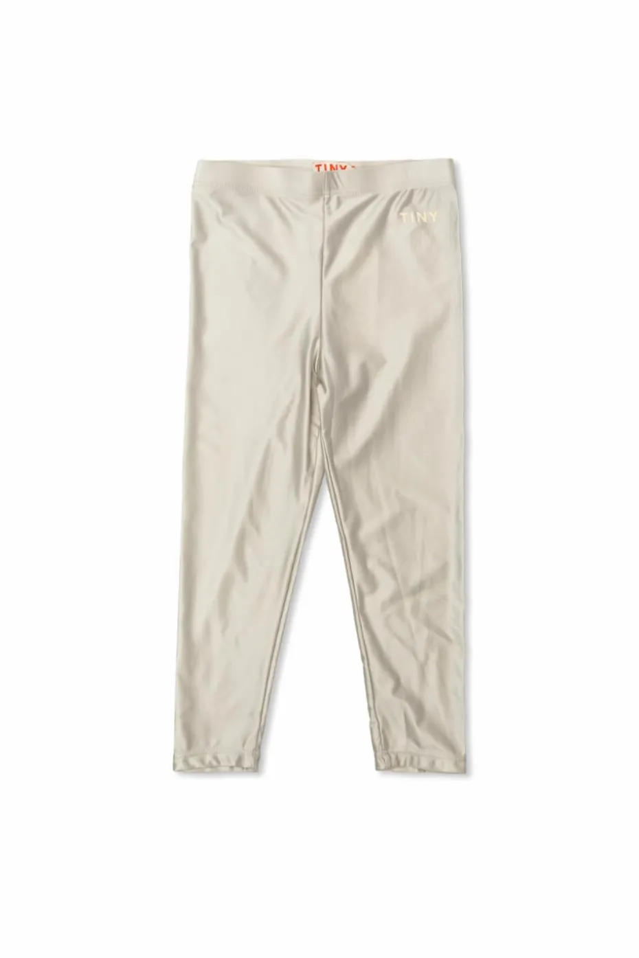 Tinycottons SREBRNY Legginsy z logo