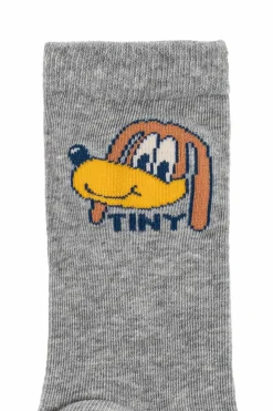 Tinycottons SZARY Skarpety z logo