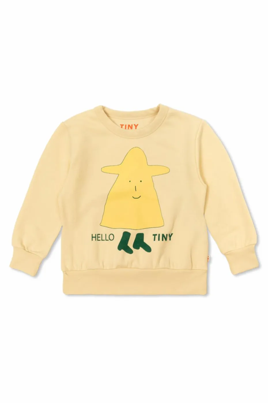 Tinycottons ŻÓŁTY Bluza z nadrukiem