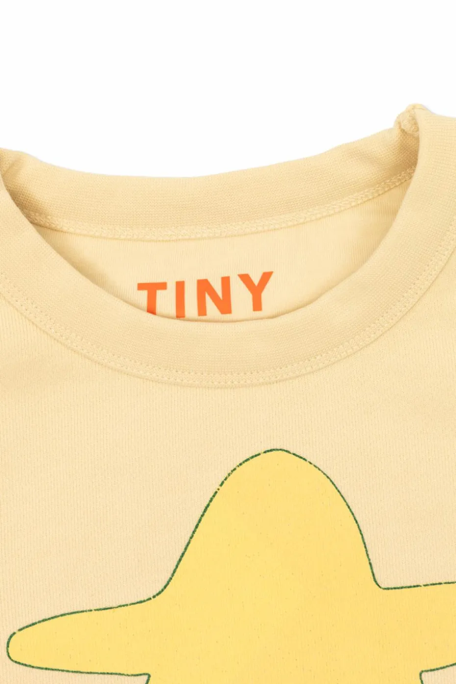 Tinycottons ŻÓŁTY Bluza z nadrukiem