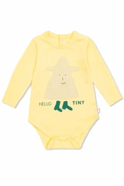 Tinycottons ŻÓŁTY Body z nadrukiem
