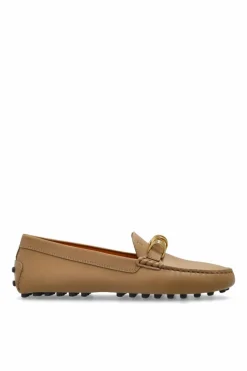 Tod’s beżowy Skórzane mokasyny