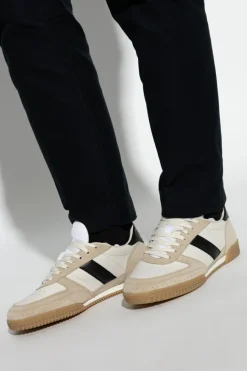 Tom Ford beżowy Buty sportowe z logo