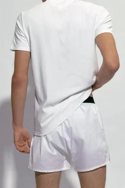 Tom Ford BIAŁY Bawełniany t-shirt