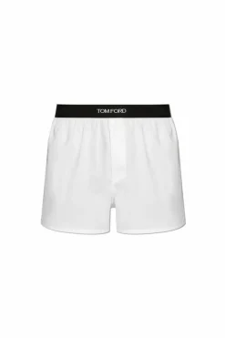 Tom Ford BIAŁY Bokserki z logo