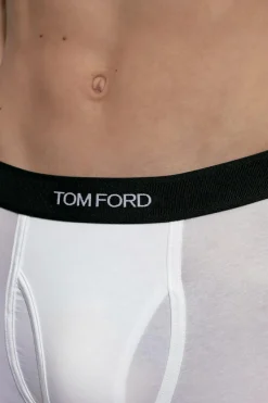 Tom Ford BIAŁY Bokserki z logo