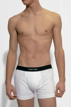 Tom Ford BIAŁY Dwupak bokserek z logo