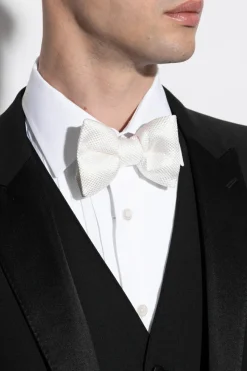 Tom Ford BIAŁY Jedwabna mucha