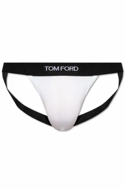 Tom Ford BIAŁY Jockstrapy z logo