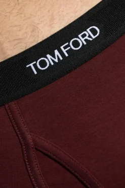 Tom Ford BORDO Bokserki z logo