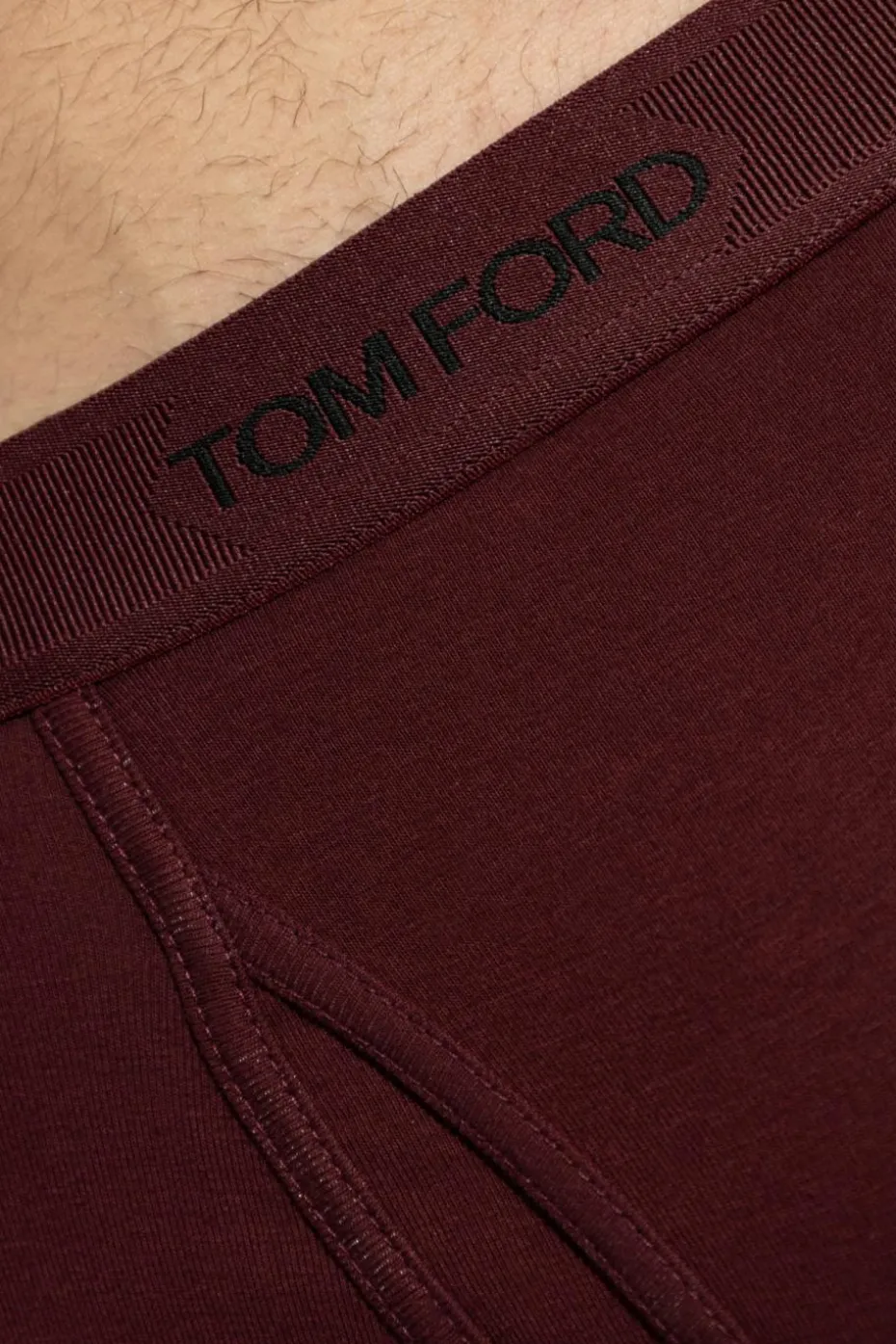 Tom Ford BORDO Bokserki z logo