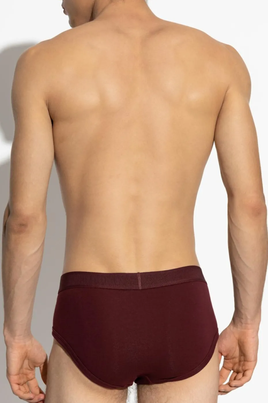 Tom Ford BORDO Slipy z logo