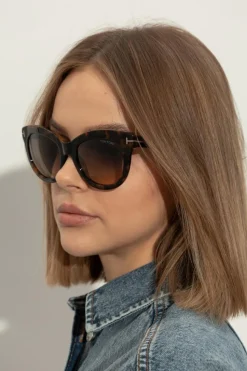 Tom Ford BRĄZOWY Okulary przeciwsłoneczne
