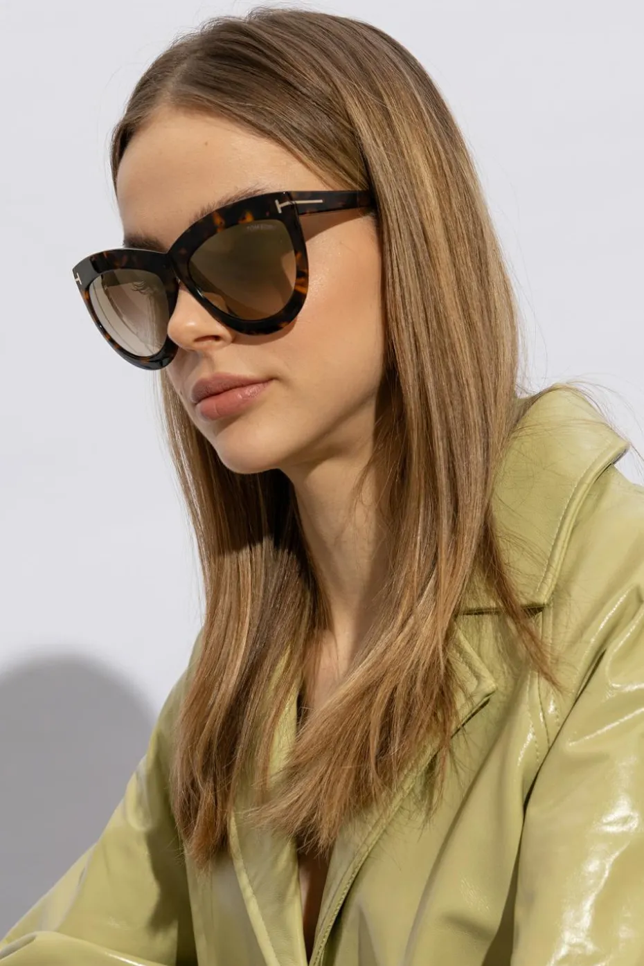 Tom Ford BRĄZOWY Okulary przeciwsłoneczne ‘Doris’