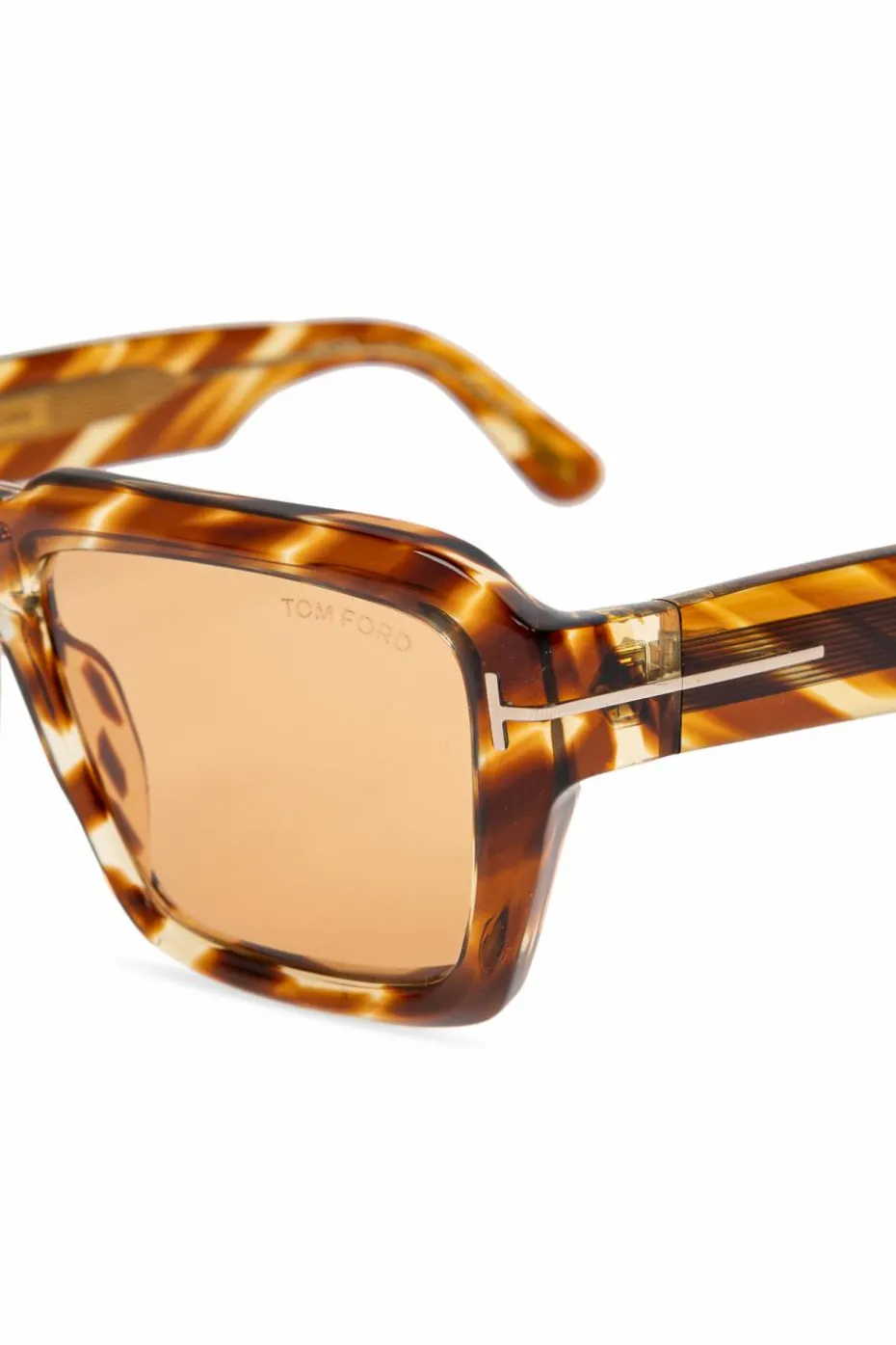 Tom Ford BRĄZOWY Okulary przeciwsłoneczne z kolekcji `Icon`