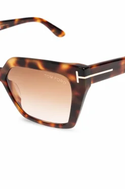Tom Ford BRĄZOWY Okulary przeciwsłoneczne