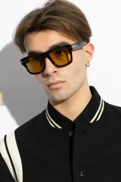 Tom Ford BRĄZOWY Okulary przeciwsłoneczne z kolekcji `Icon`