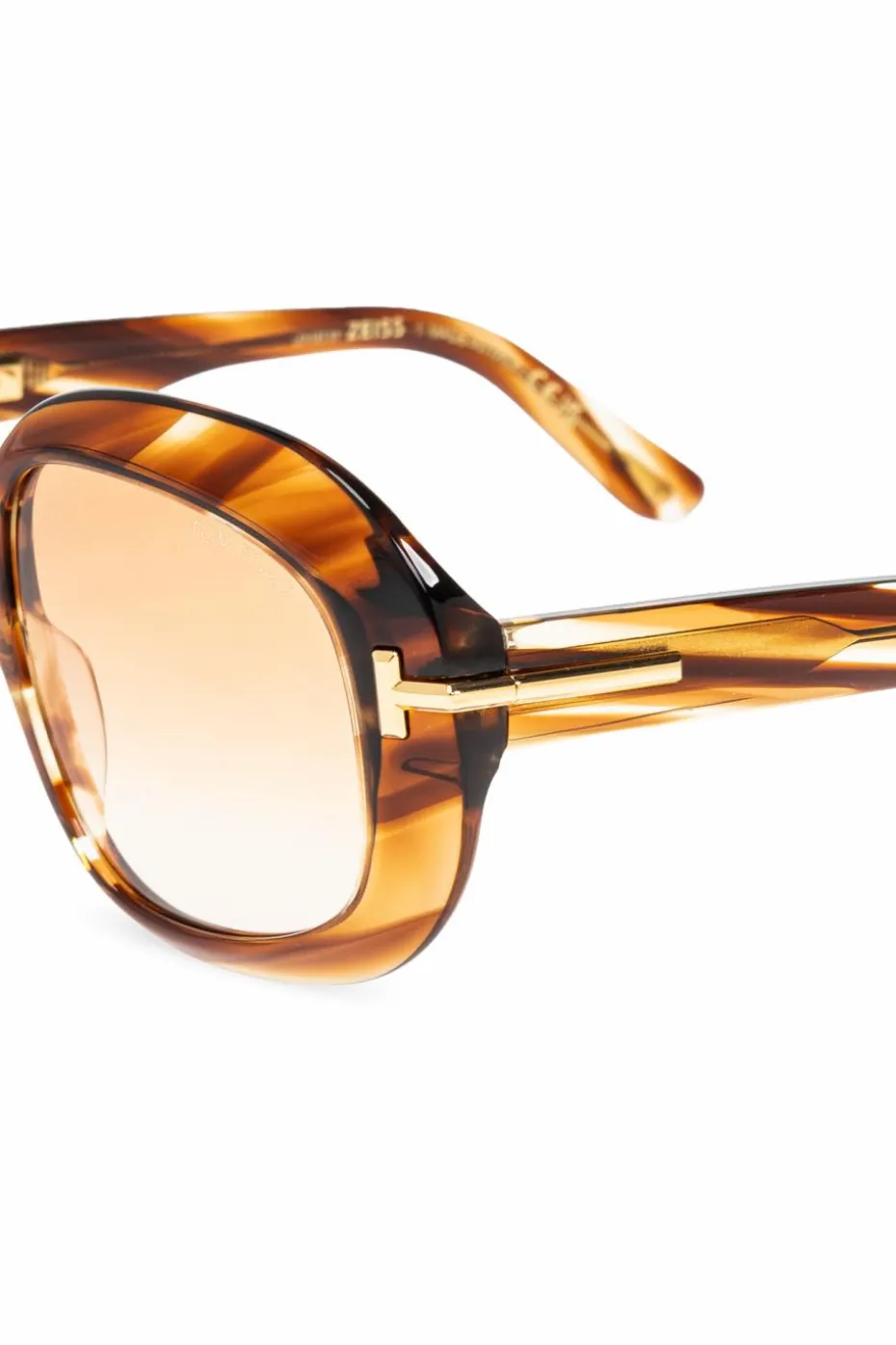 Tom Ford BRĄZOWY Okulary przeciwsłoneczne `Zeiss`