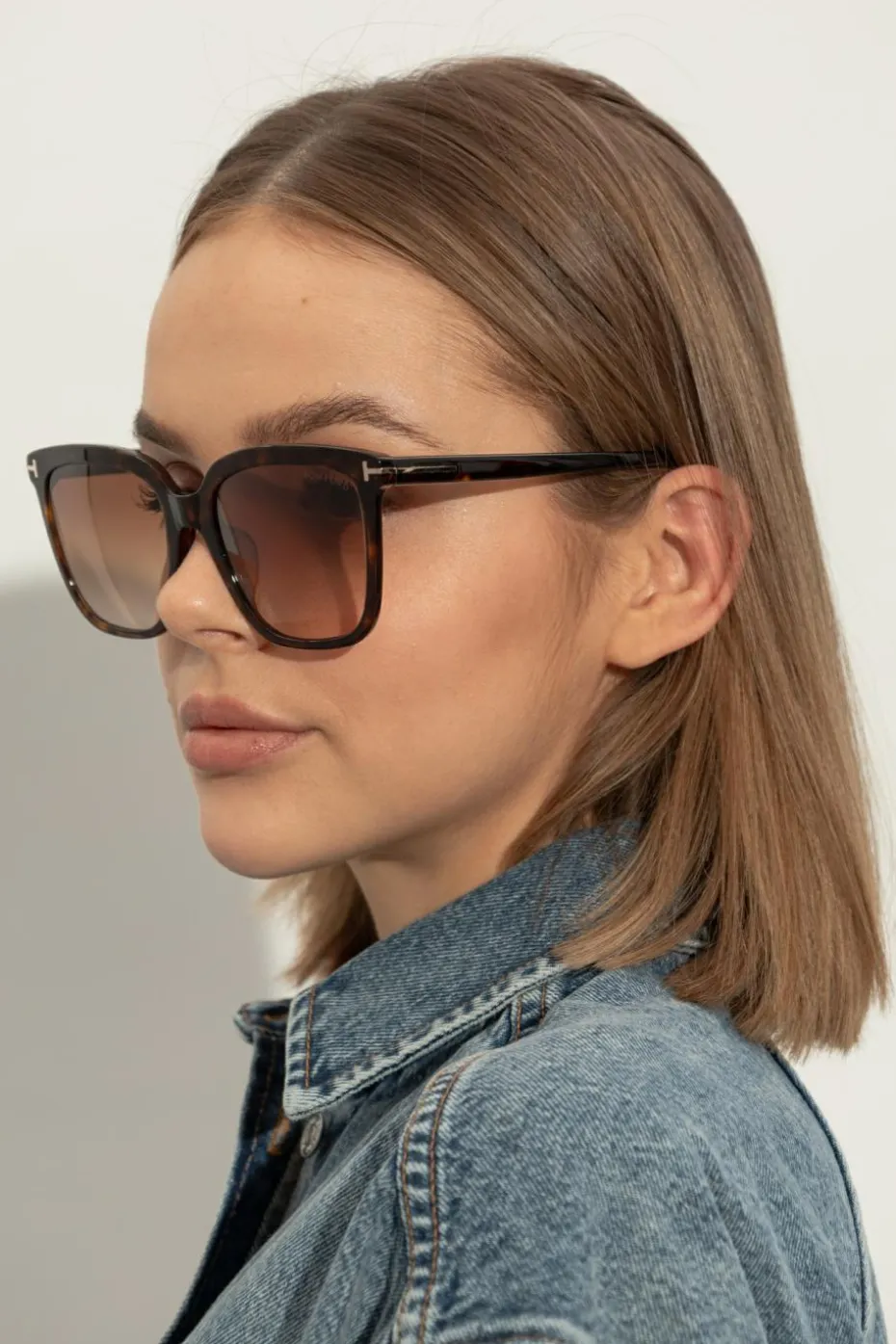 Tom Ford BRĄZOWY Okulary przeciwsłoneczne