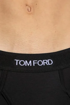Tom Ford CZARNY Dwupak slipów z logo