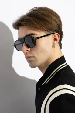 Tom Ford CZARNY Okulary przeciwsłoneczne `Erol`
