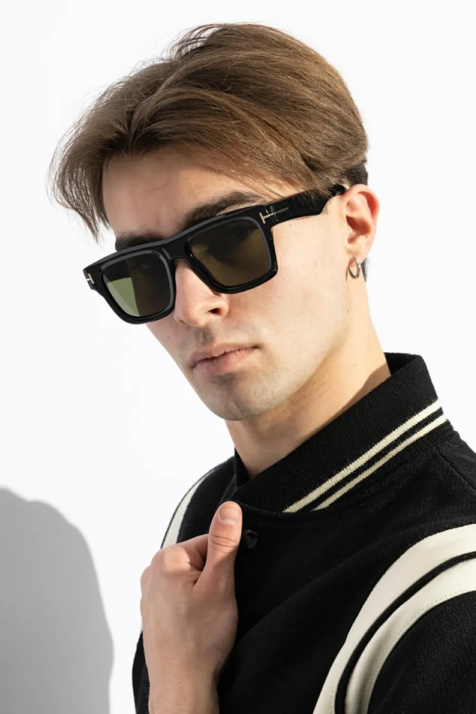 Tom Ford CZARNY Okulary przeciwsłoneczne z kolekcji `Icon`