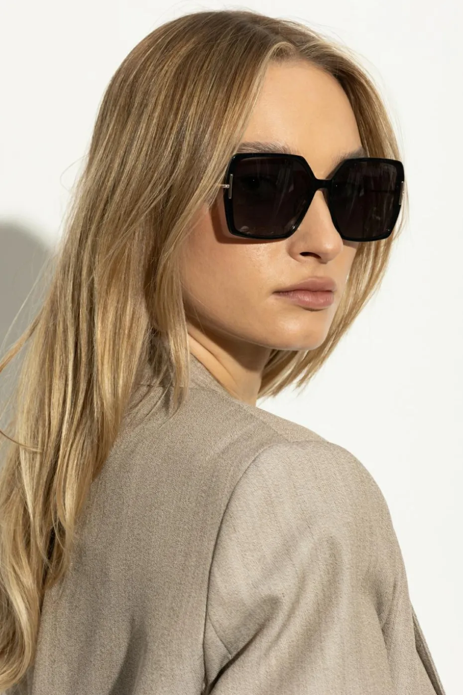 Tom Ford CZARNY Okulary przeciwsłoneczne `Joanna`