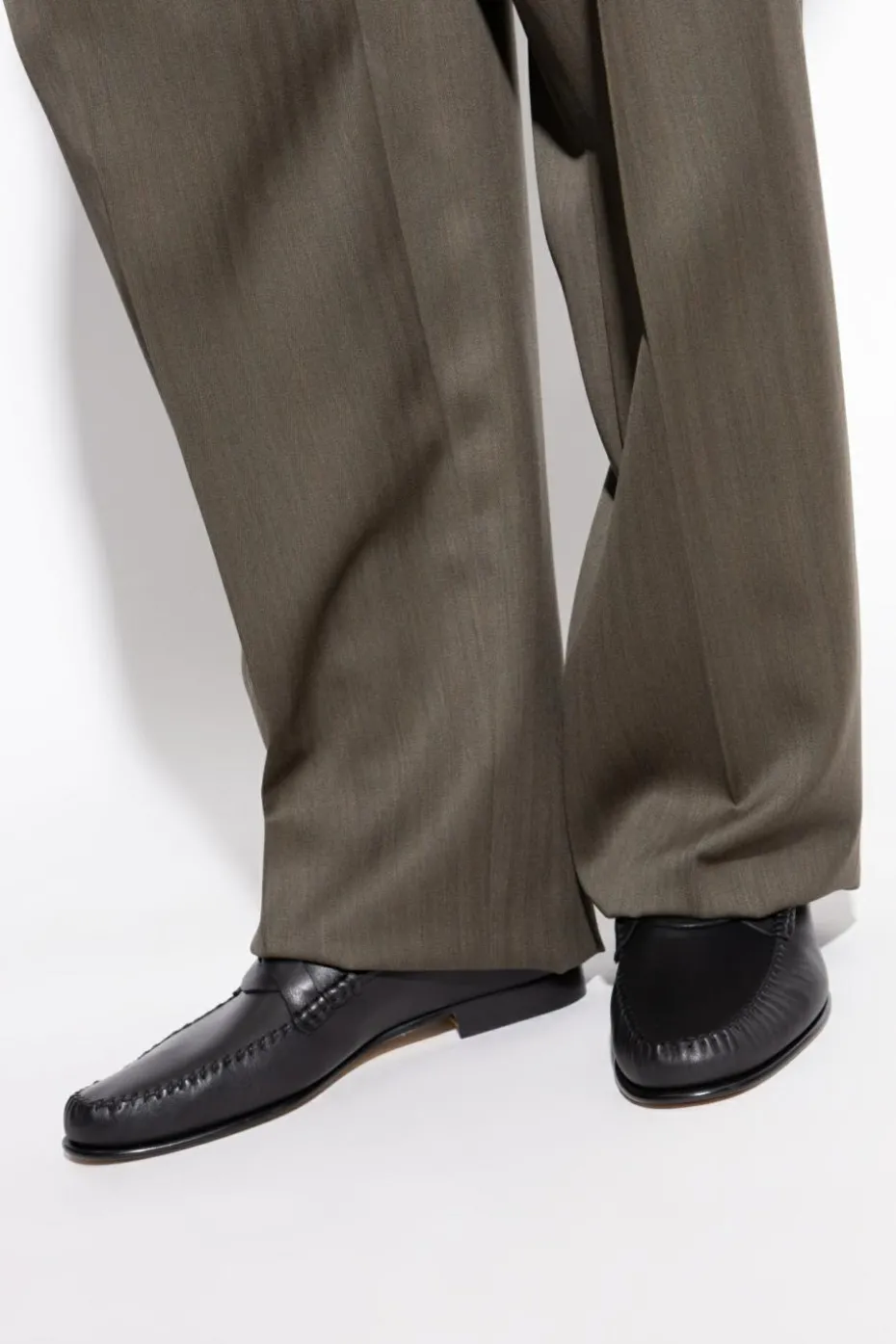 Tom Ford CZARNY Skórzane buty