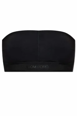 Tom Ford CZARNY Top bieliźniany z logo